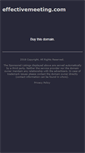 Mobile Screenshot of effectivemeeting.com